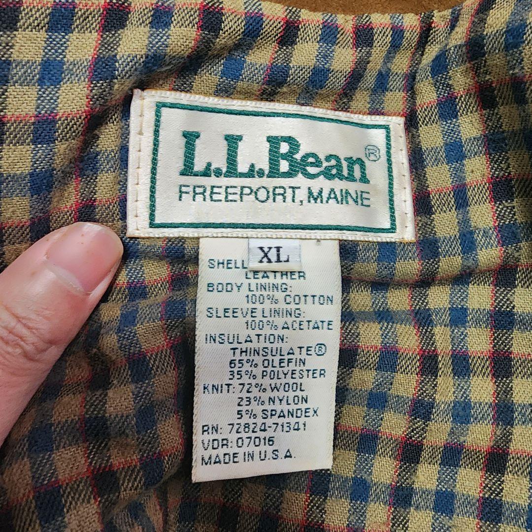 L.L.bean レザージャケット　スウェード　ヌバック　XL