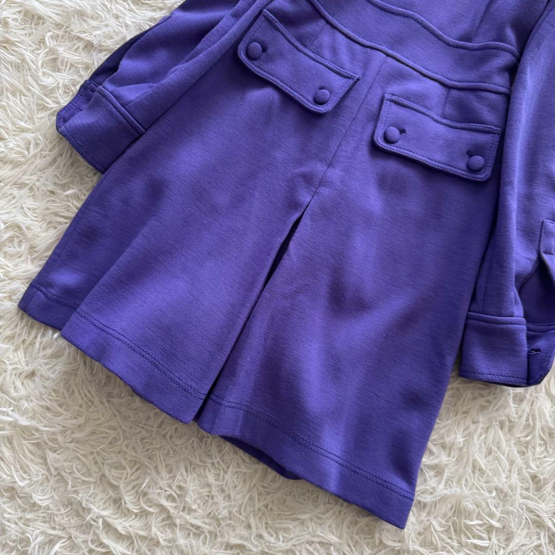ミュウミュウ】オールインワン キュロット パープル 38 ショート丈