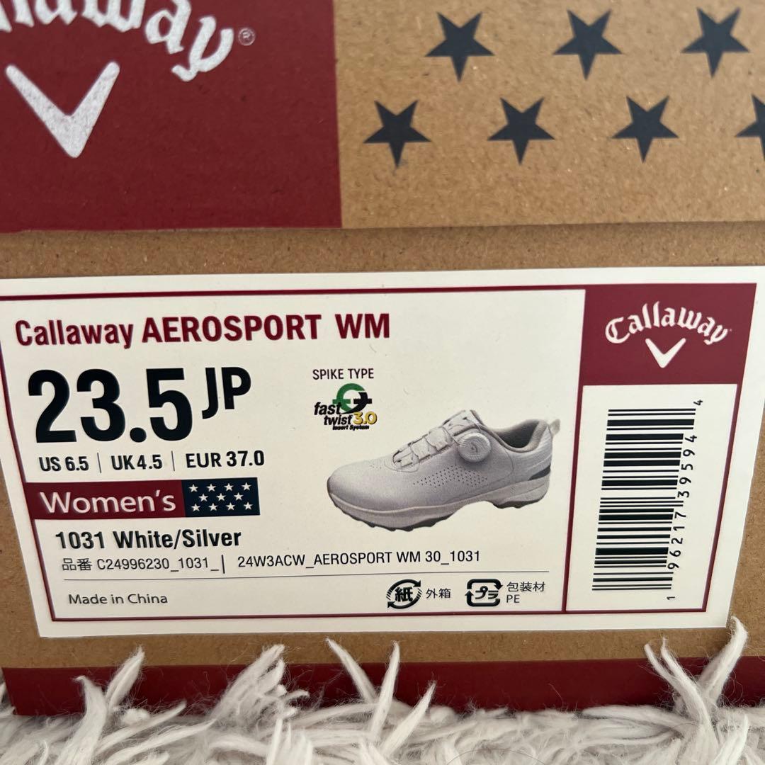 Callaway AEROSPORT WM 23.5cm ホワイト/シルバー