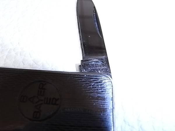 非売品1960年代◆ドイツ バイエル社(BAYER) ゾーリンゲン 2丁出ナイフ