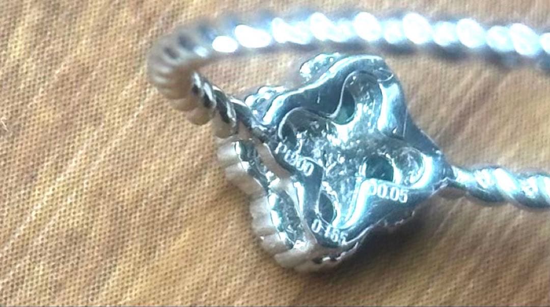 《新品》大幅天然パライバ　ダイヤ　リング　刻印あり　pt900