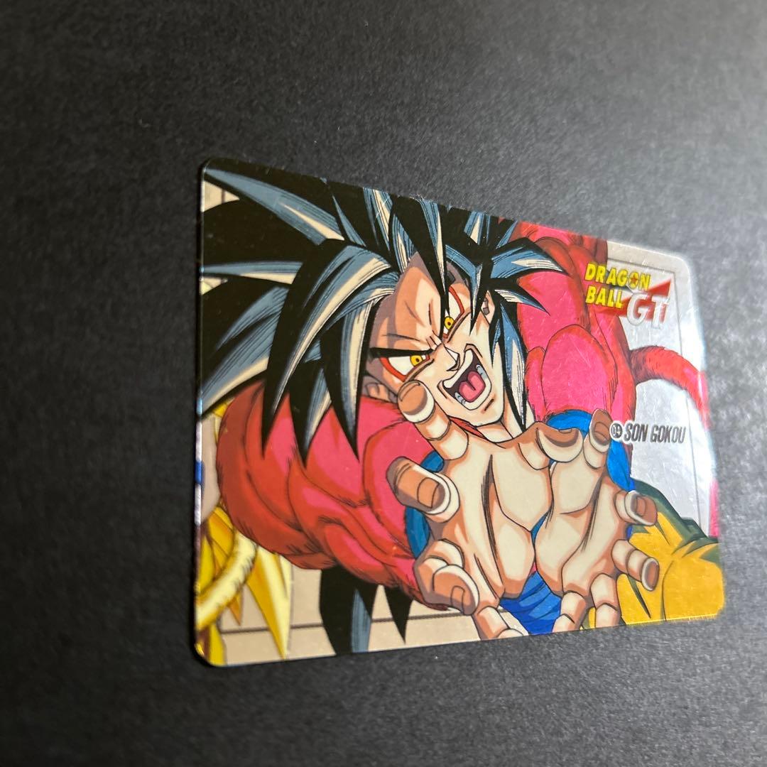 【超貴重!!!】ドラゴンボールGTカードダス　No.04 孫悟空（未剥がし品）