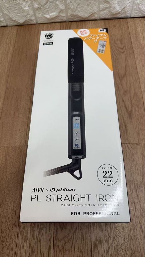 AIVIL x phiten PL STRAIGHT IRON 22mm - メルカリ