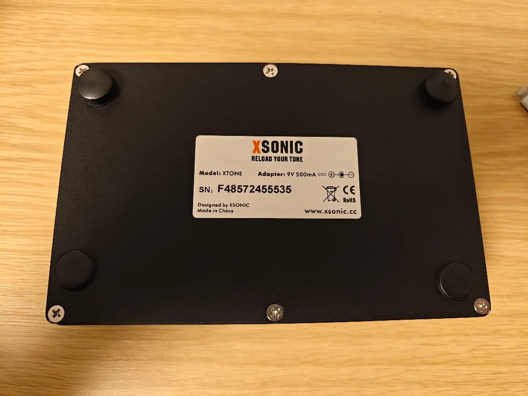 XSONIC XTONE PRO オーディオインターフェース MIDIスイッチ