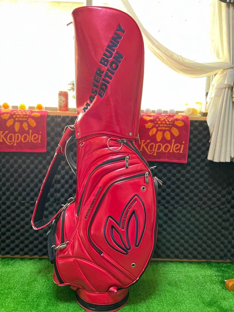 MASTER BUNNY EDITION キャディーバッグ レッド マスターバニー]【15周年】2025年モデルPRO仕様キャディバッグ (46