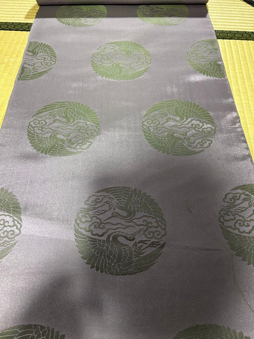 狩衣生地　テトロン固地　薄紫/緑 狩衣 新生二丁固地綾 | 狩衣 | 根津装束店オンラインショップ