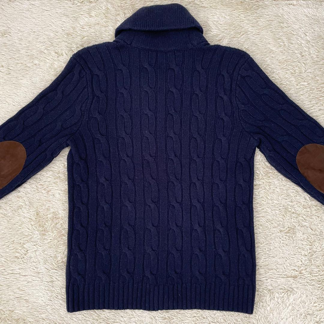 未使用タグ付き】ポロラルフローレン カーディガン ショールカラー