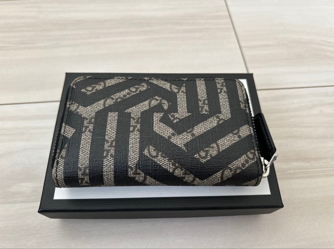 GUCCI GGカレイド ケース GG Marmont card case in black leather | GUCCI® US
