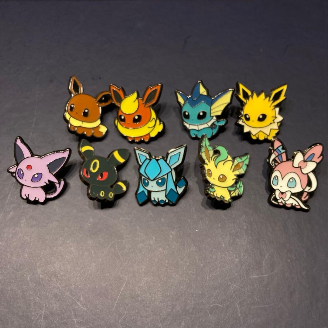 ポケモンドールズ　ピンズ　イーブイ ポケモンセンター ポケモンドールズ ピンズ イーブイシリーズ 全9種