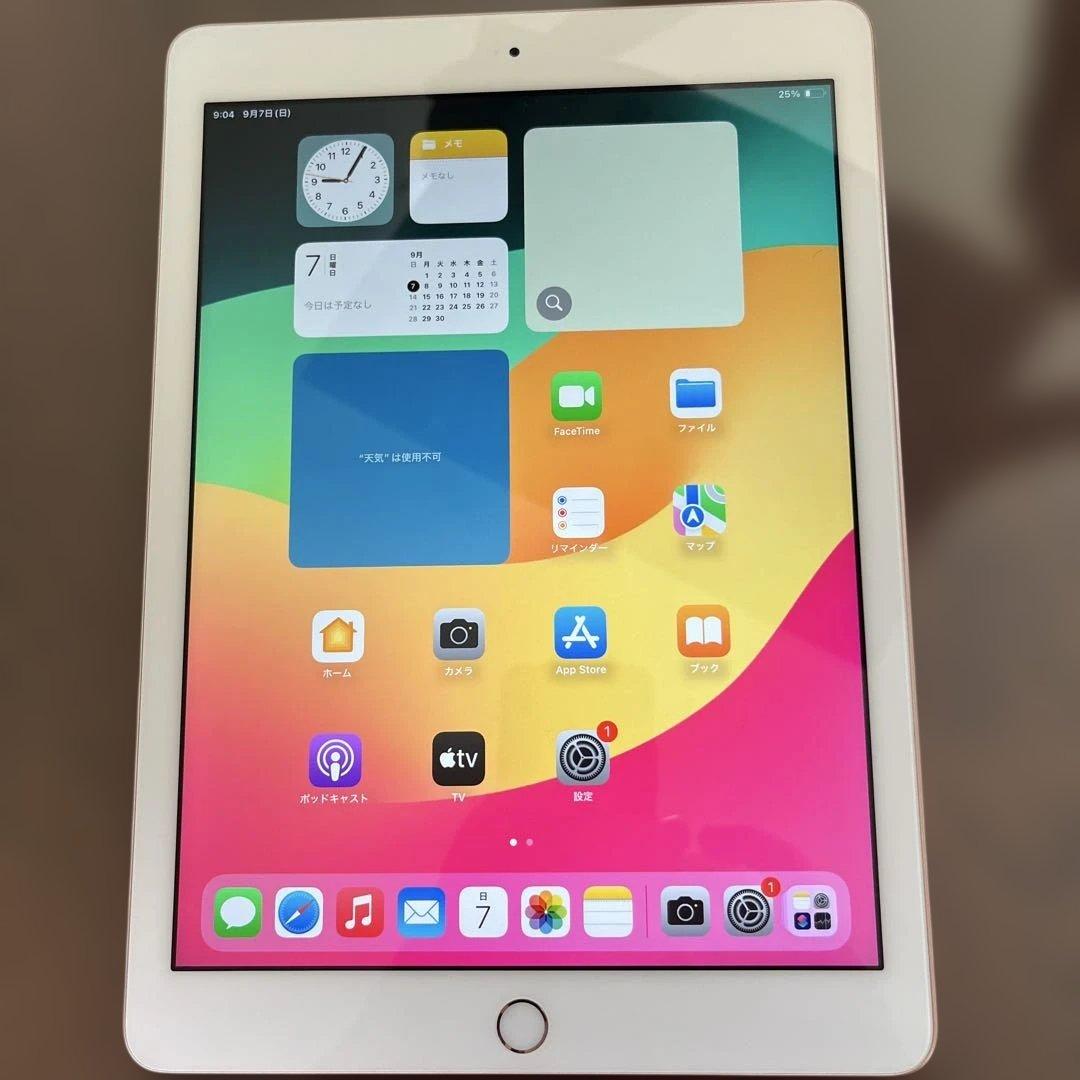 Apple iPad 6世代 32GB Wi-Fi ピンクゴールド Restored Apple iPad 6th gen 9.7
