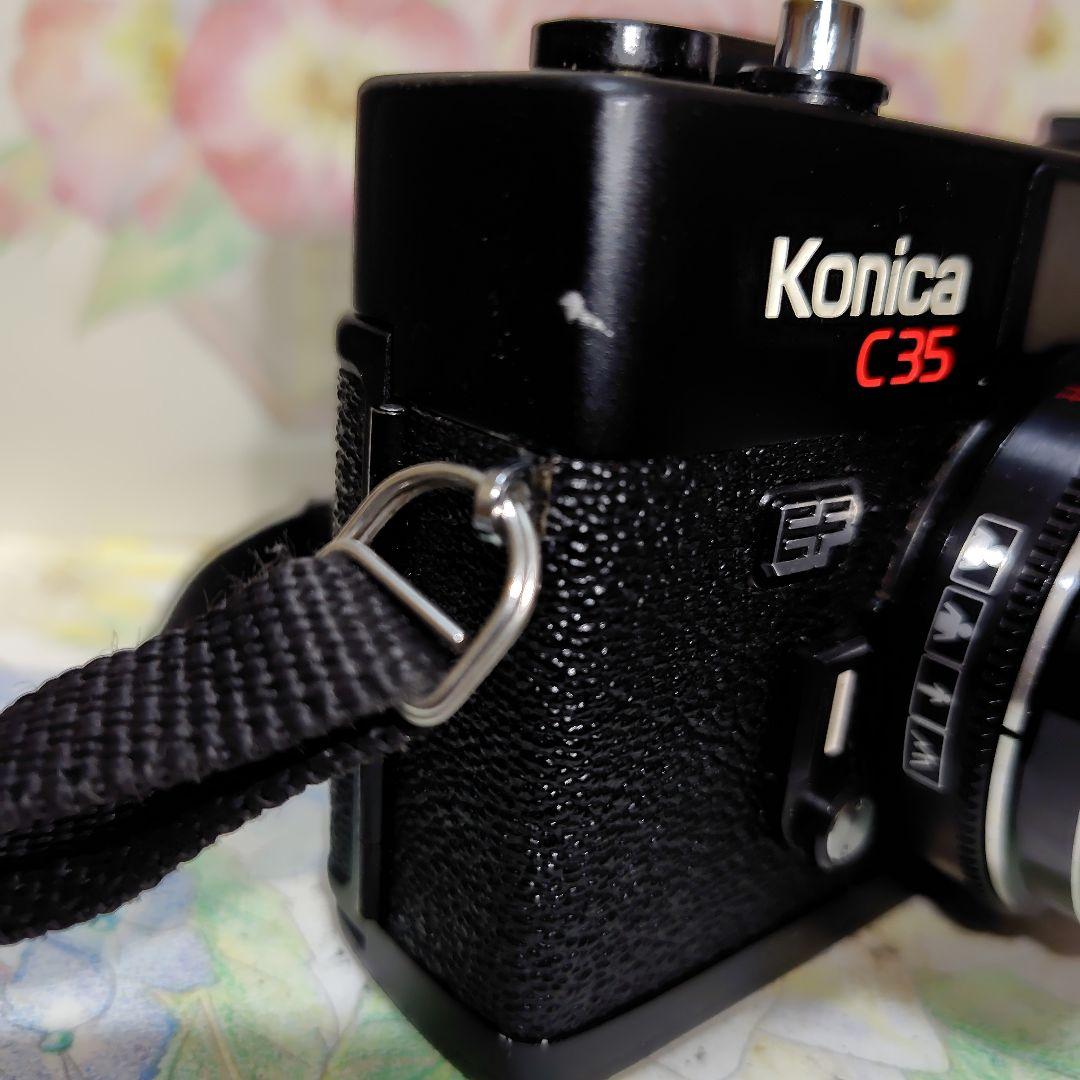 露出計OK❕文字消え無し 美品 動作品ピッカリ コニカ C35EF - メルカリ