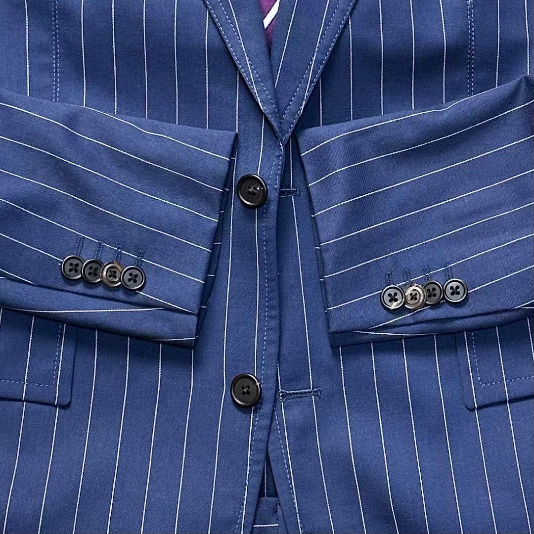 専用 現行 未使用級 ポールスミス ドット青ステッチ セットアップ