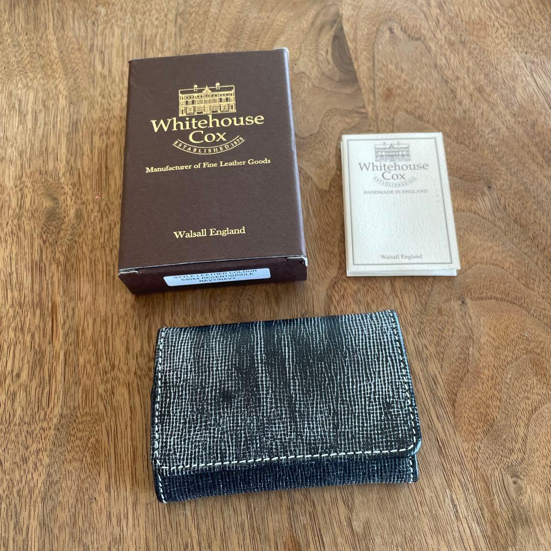新 紺 ホワイトハウスコックス S9084 ケース 財布 ミニ コンパクト ホワイトハウスコックス Whitehouse Cox コインケース 小銭入れ S9084