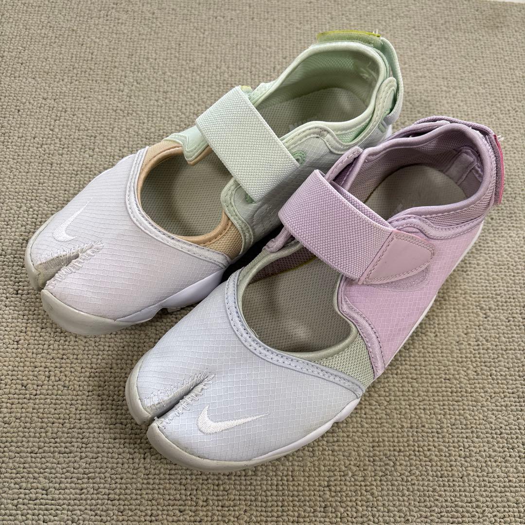 NIKE ナイキ マルチカラー エアリフト スニーカー 24cm 足袋 - メルカリ