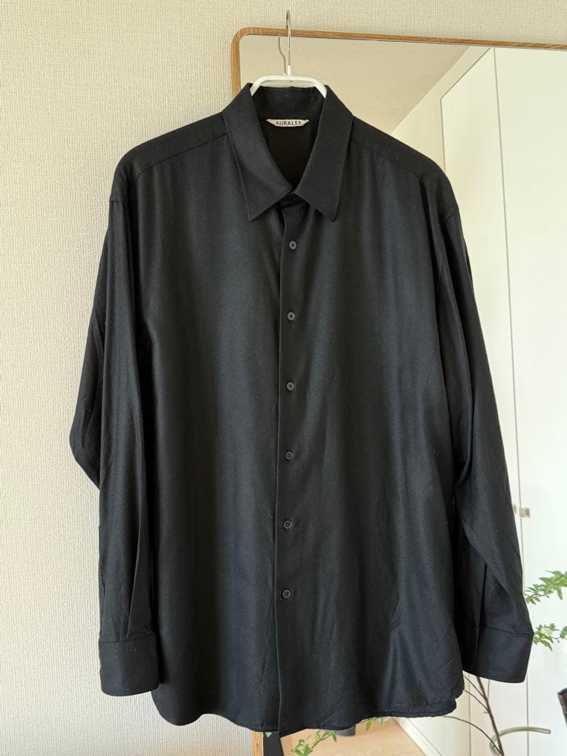 AURALEE 24aw ウールシャツ　サイズ5 24AWの隠れた名作？AURALEE AIRY WOOL CHECK SHIRTをレビュー。 - Fuku
