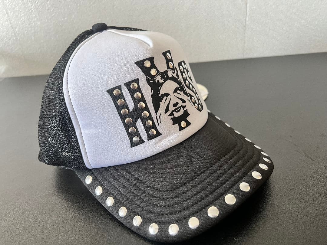 【新品未使用】ヒステリックグラマー　スタッズメッシュキャップ -001