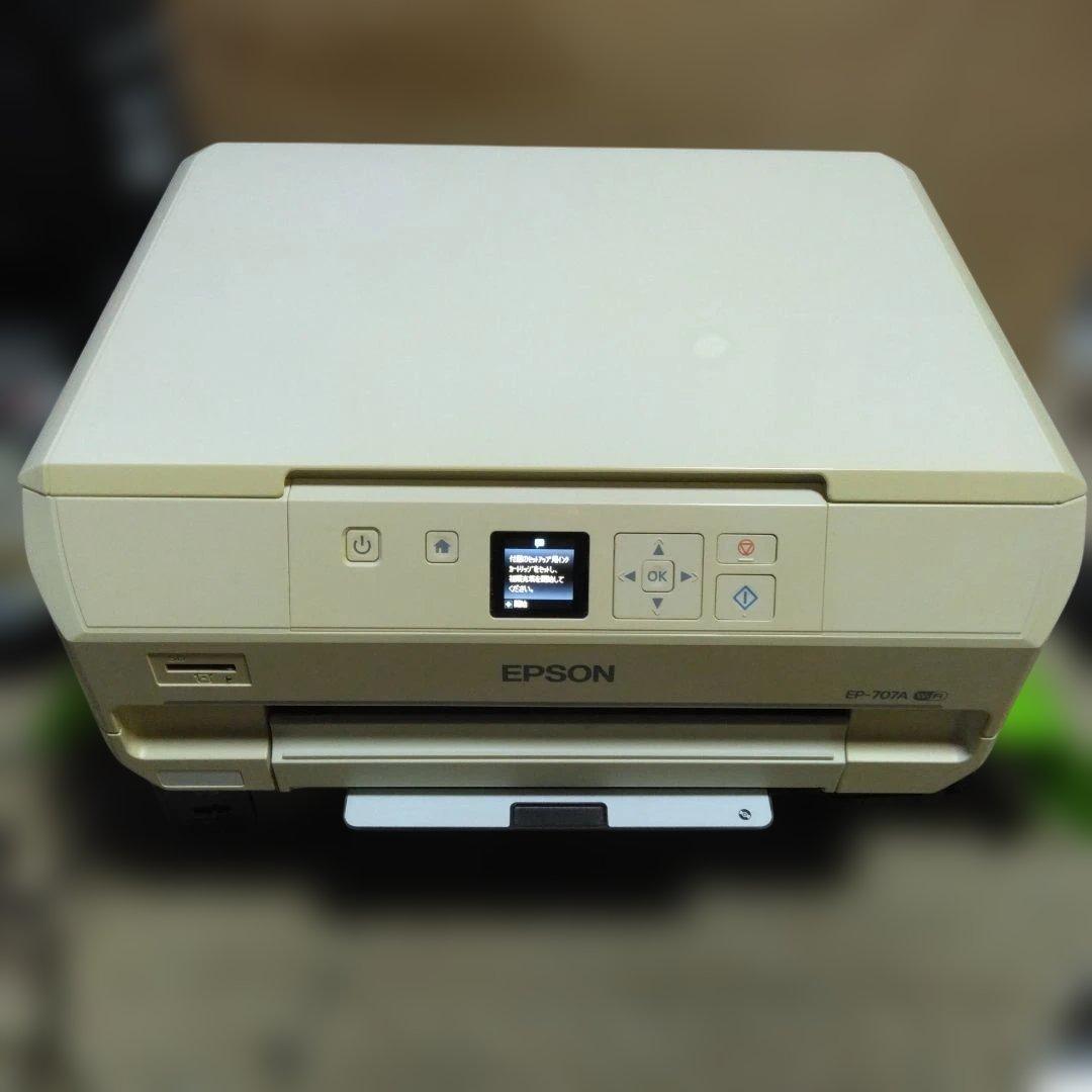 EPSON 、プリンター、EP-707A、2015年製、未使用？かな？（要本文