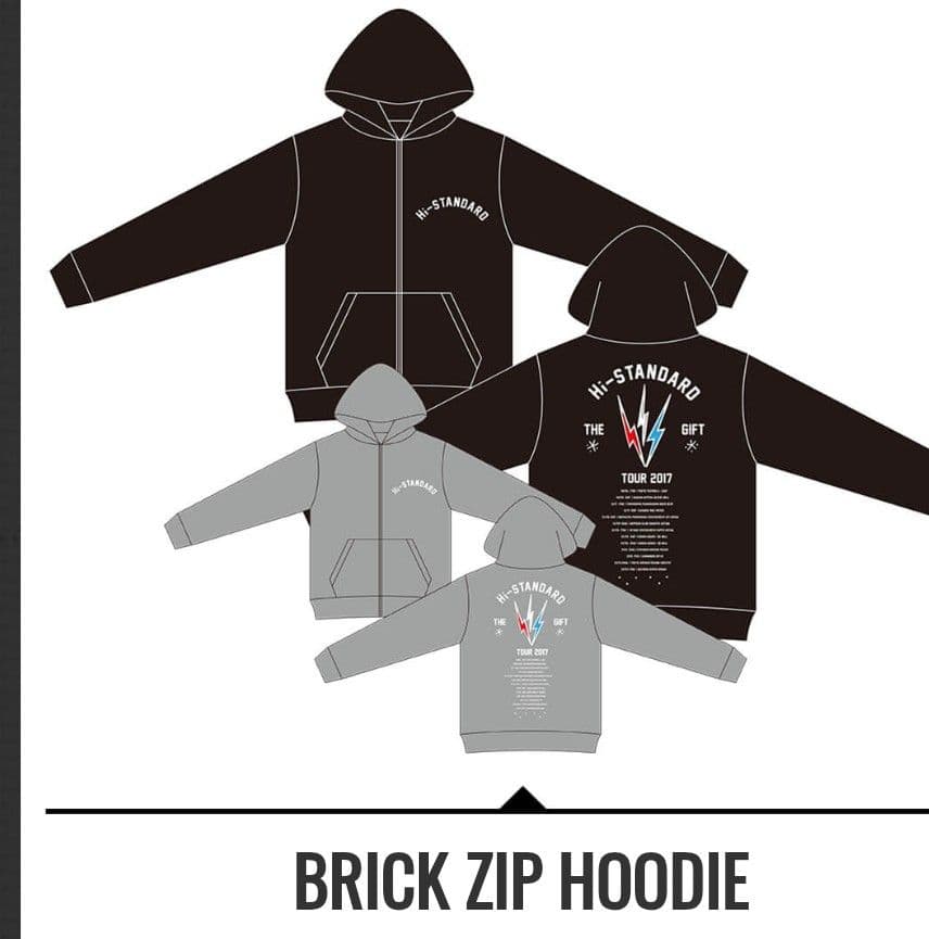 ミュージシャン Hi--STANDARD THE GIFT TOUR 2017 HOODIE