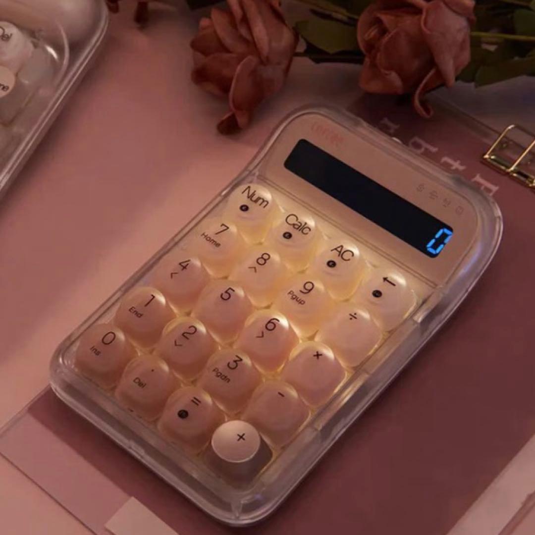 新品未使用】Lofree 電卓 ピンク リキッドファンデーション テンキー