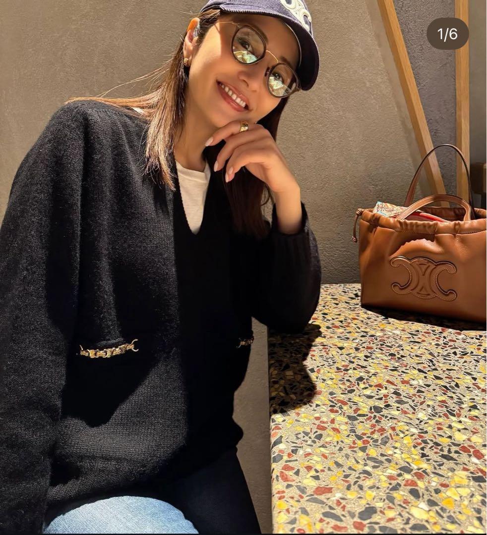 CELINE セリーヌ トリオンフ ベースボールキャップ M 人気