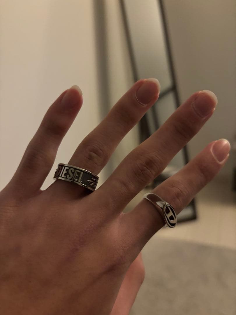 DIESEL 人差し指リング DIESEL（ディーゼル） 指輪 リング アクセサリー メンズ 指輪 ゴールド