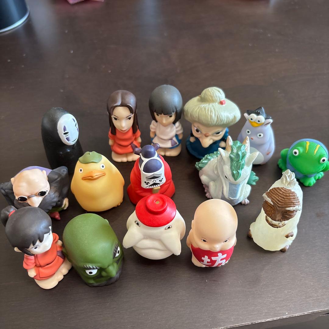 廃盤品 千と千尋の神隠し 指人形 15体セット どんぐり共和国