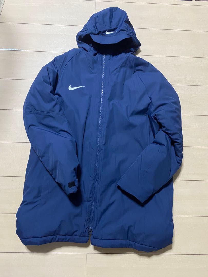Nike ネイビー XL ベンチコート - メルカリ
