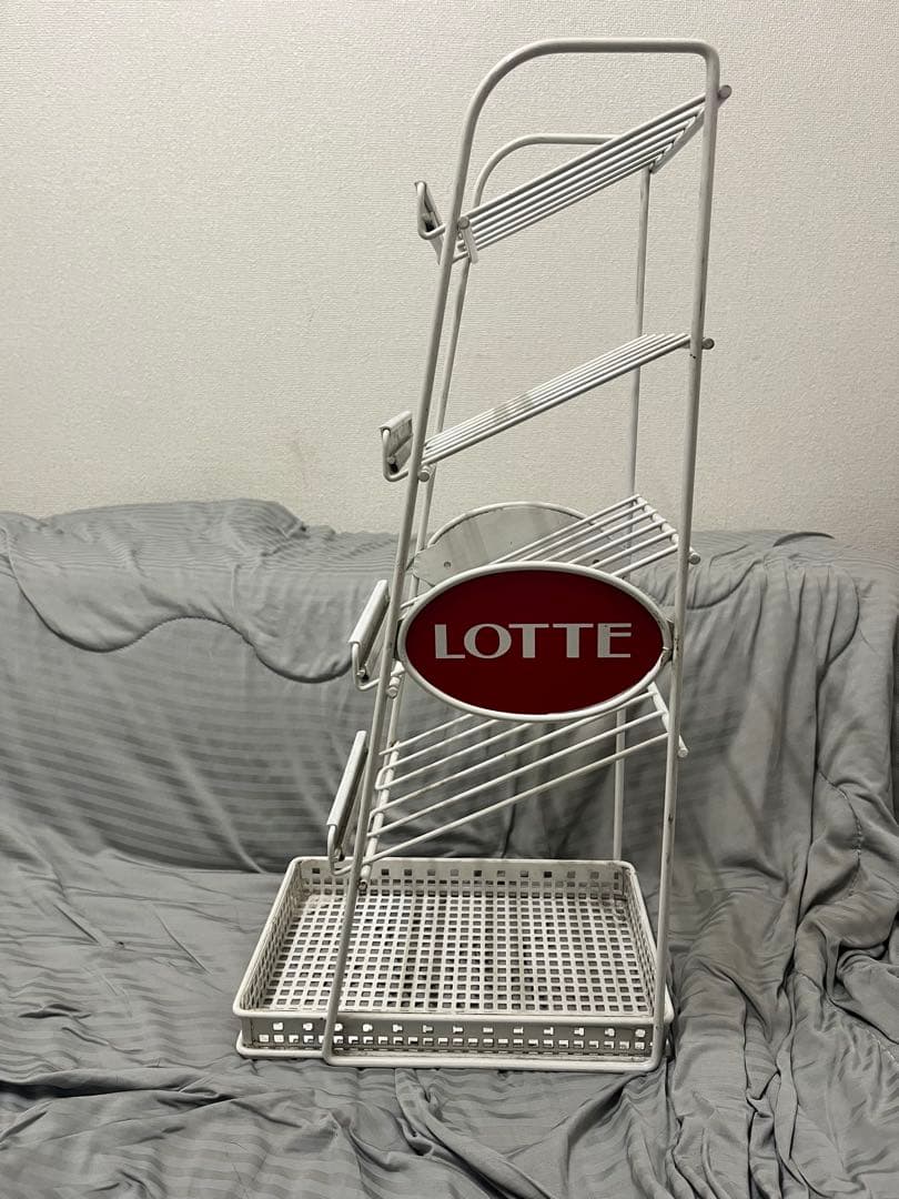 昭和レトロ アンティーク ガム棚 LOTTE ヴィンテージ ディスプレイ
