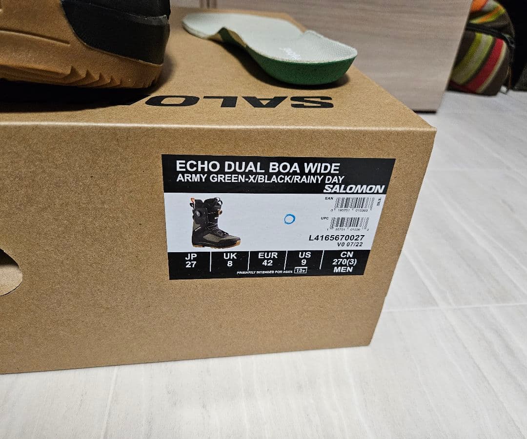 スノーボード SALOMON ECHO DUALBOA WIDE 27.0cm