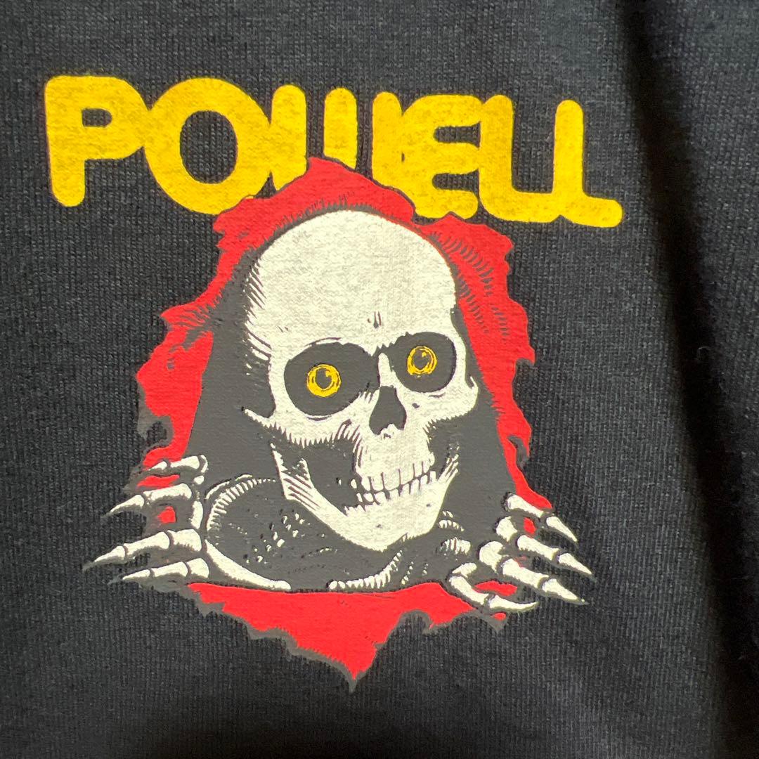 希少黒 POWELL Tシャツ 00s パウエルペラルタ のぞき 覗き xl 黒