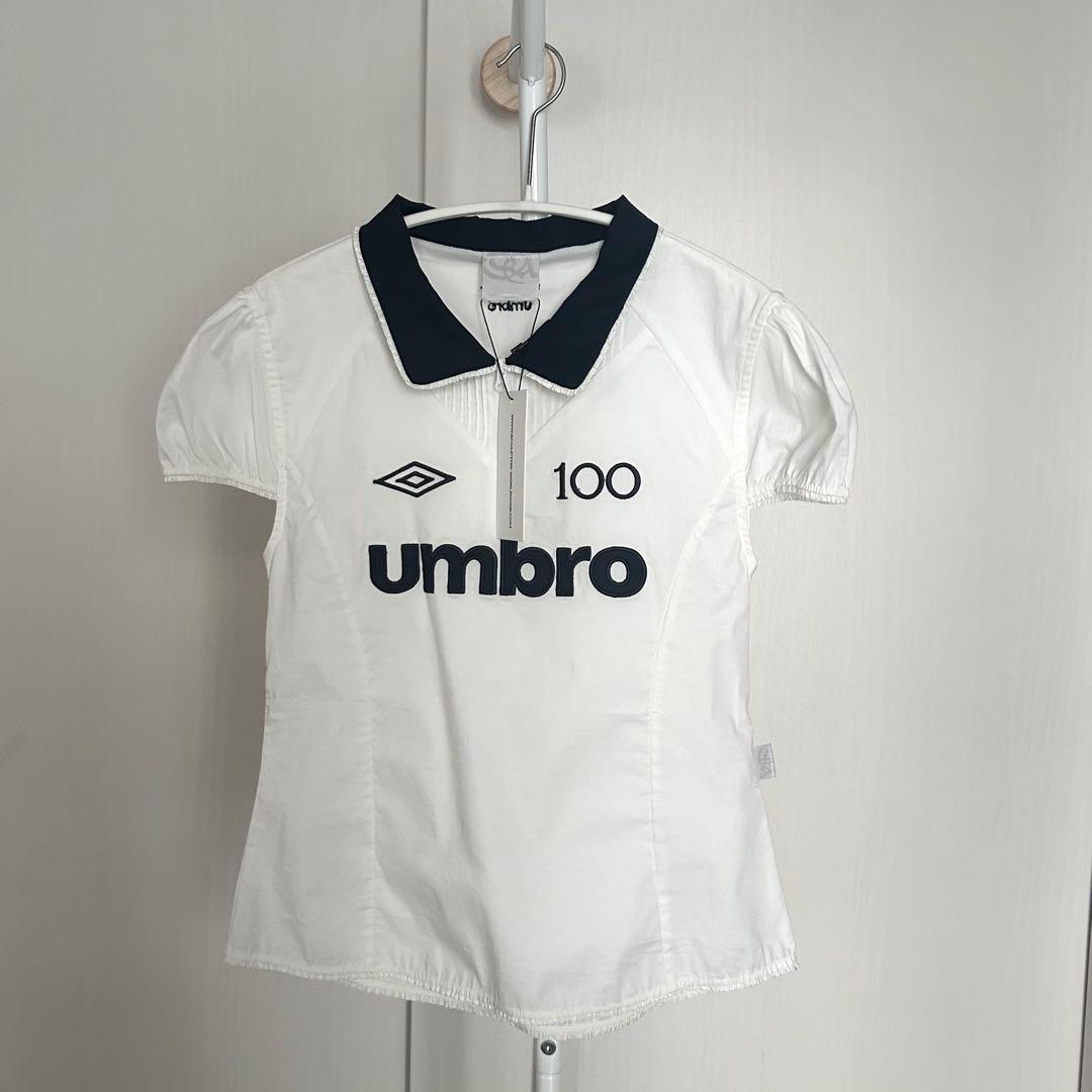 新品 タグ付き SCULPTOR UMBRO Lace shirts White 24SS UMBRO collaboration series｜Oriens JOURNAL STANDARD LADYS