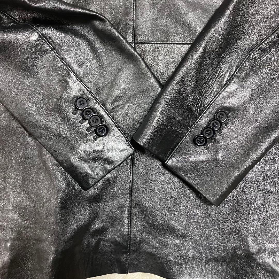 ミッシェル様LIUGOO LEATHERS テーラードジャケット 羊革 レザー