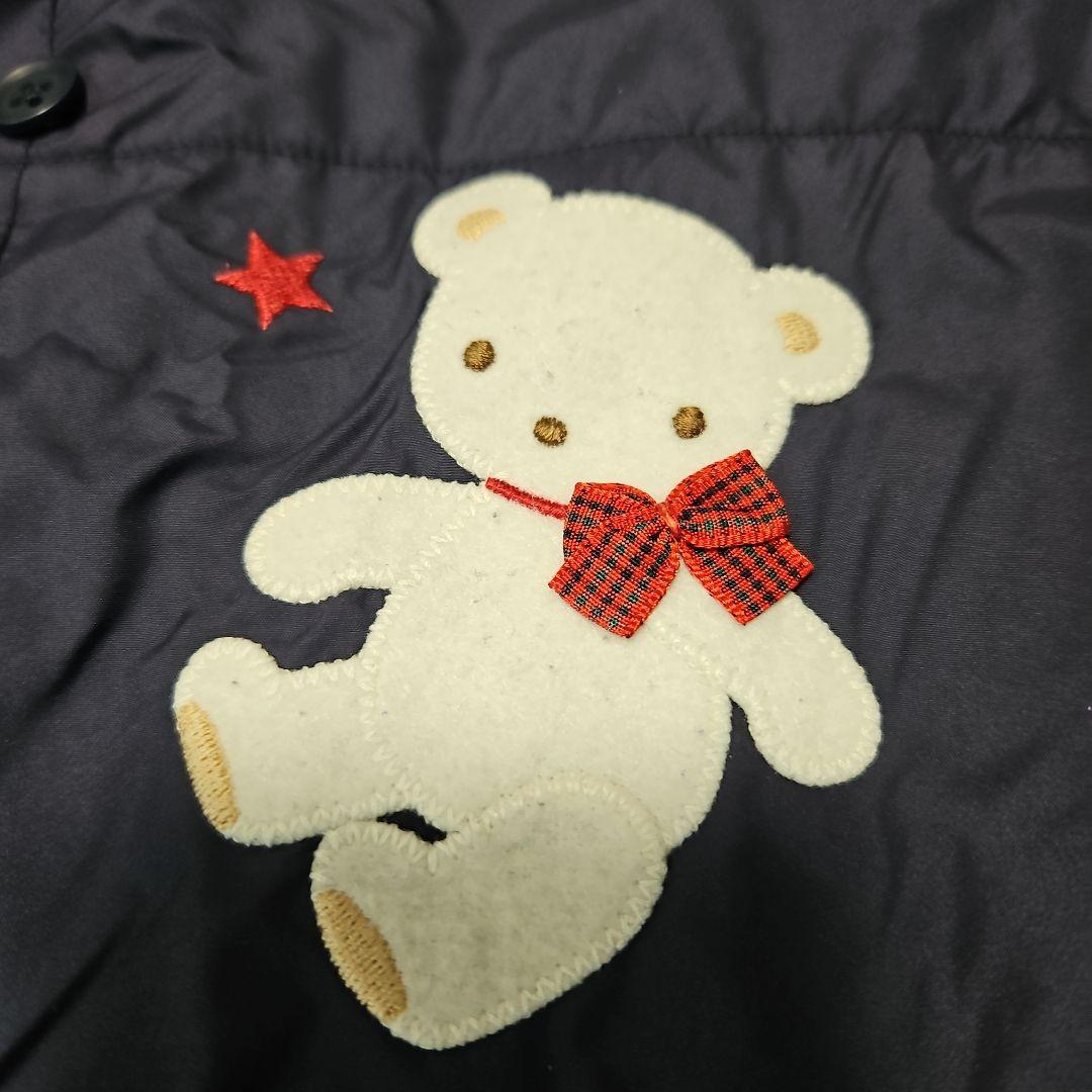 ファミリア 3WAYブランケット 撥水 濃紺 防寒ケープ ネイビー 秋冬