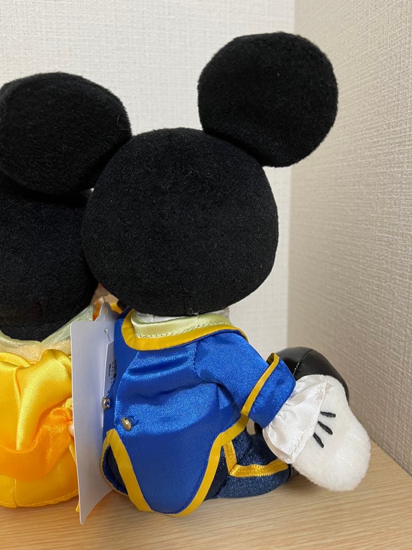 【新品未使用】美女と野獣　ミッキー＆ミニー ペアぬいぐるみ　ランド31周年