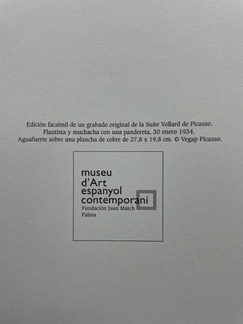 額装品/Malaga Flautista 1934（パブロ ピカソ）/ポスター - メルカリ