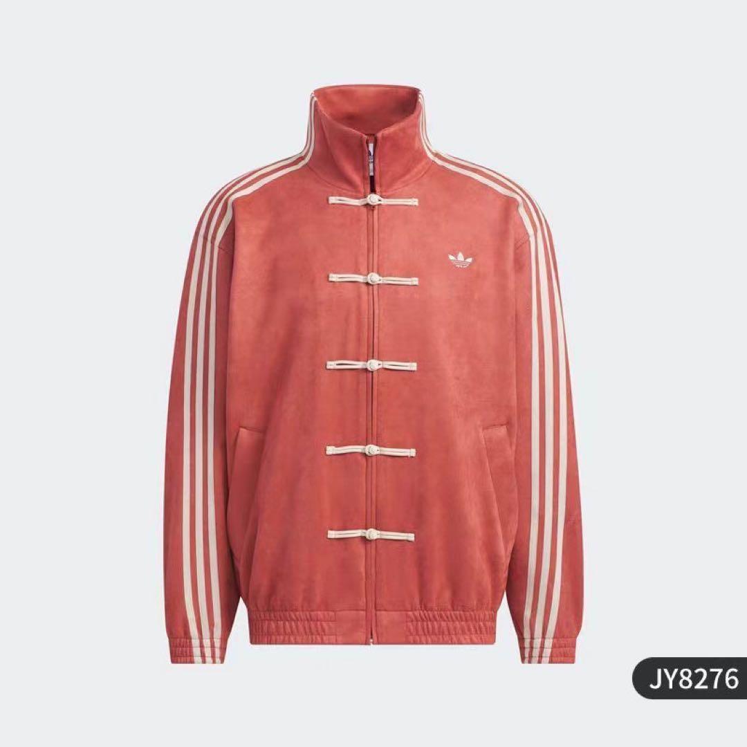 adidasアディダス 中国限定 蛇年トラックジャケッットLサイズ 中国限定 アディダス 蛇年トラック スエード ジャケットダークグレー L