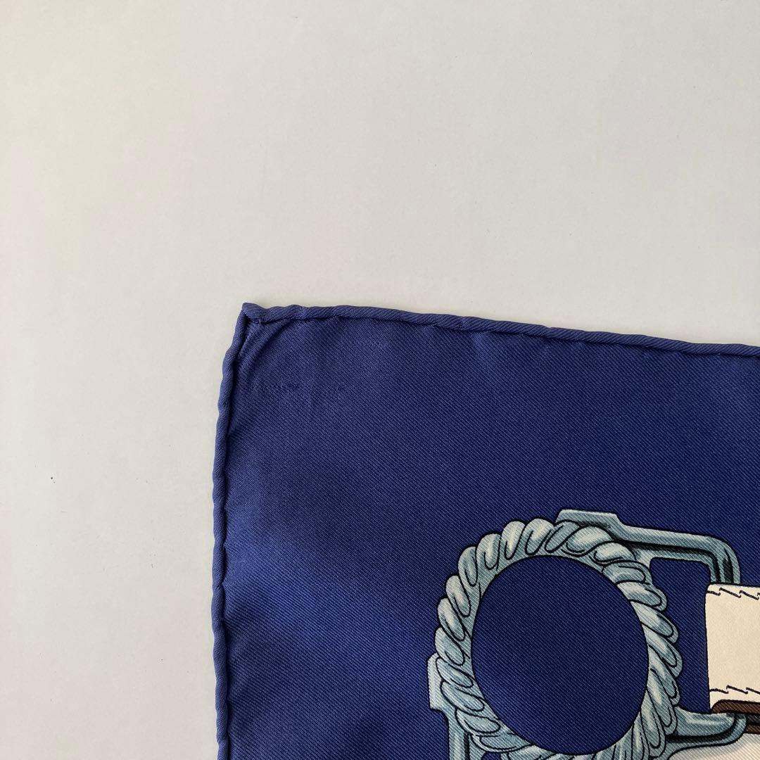 HERMES エルメス カレ90 大判スカーフ 銅細工 5434