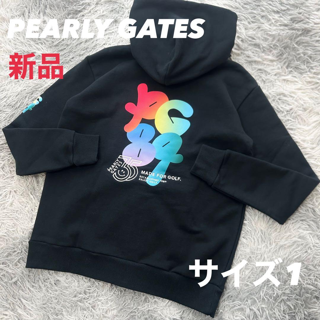 新品　パーリーゲイツ　パーカー　フーディ　ジャケット　35周年　ネイビー　1 PEARLY GATES（パーリーゲイツ） スウェット パーカー ネイビー 053