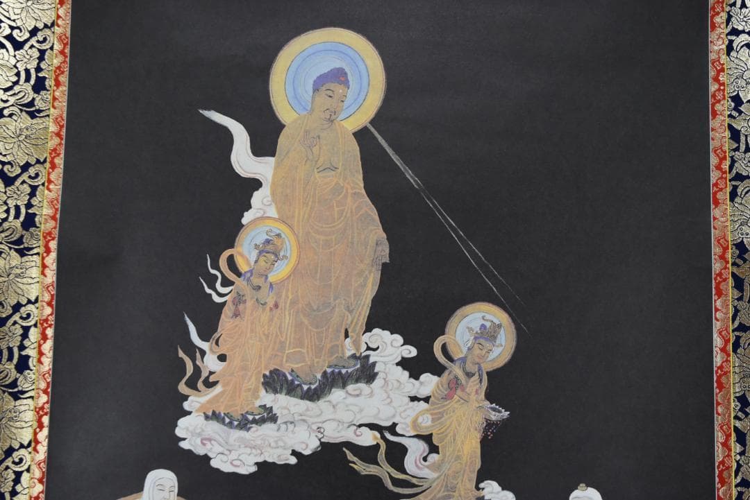 【複製】作者不詳/天台宗本尊図/コピー工芸品/掛軸☆宝船☆Z-724