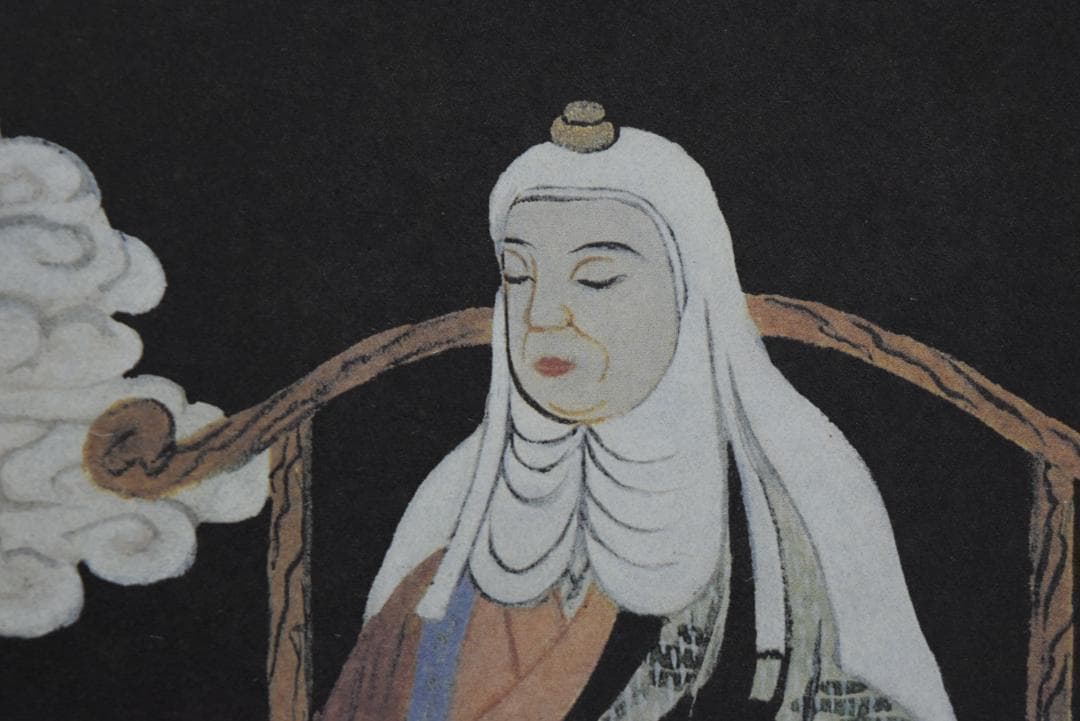 【複製】作者不詳/天台宗本尊図/コピー工芸品/掛軸☆宝船☆Z-724