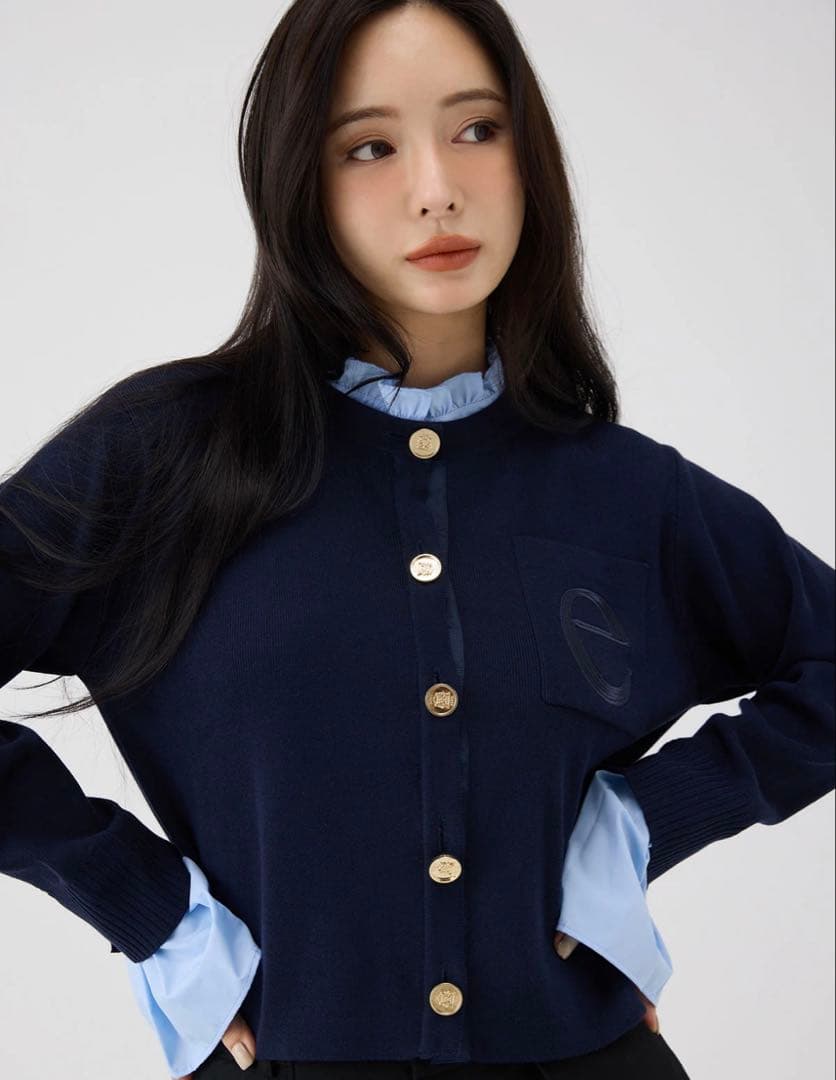 eimy istoire Attached collar ニットジャケット - メルカリ