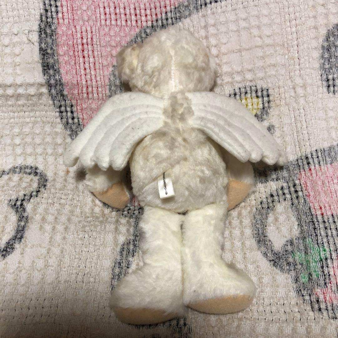 レトロ　サンアロー　ハッピーちゃん＆天使　クマ　ぬいぐるみ　中古品　4こセット