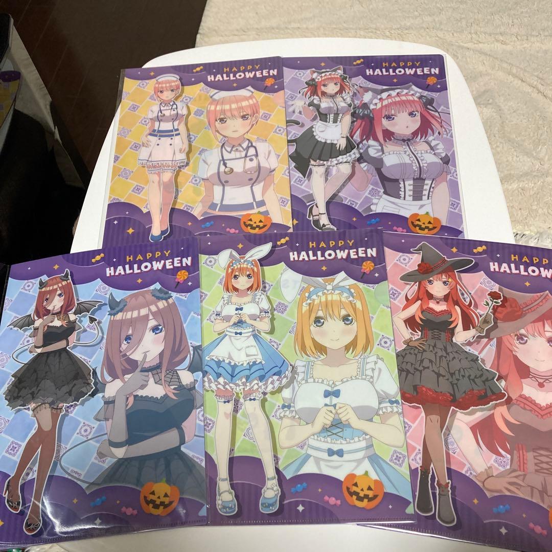 【CJ】五等分の花嫁 クリアファイル 小悪魔シスター 全種セット