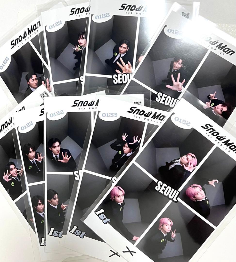 chie　残1 Man プリクラ 全員分 9枚 POPUP韓国 韓国限定だと思ってたプリクラ。 大阪ポップアップに✨あるってよ