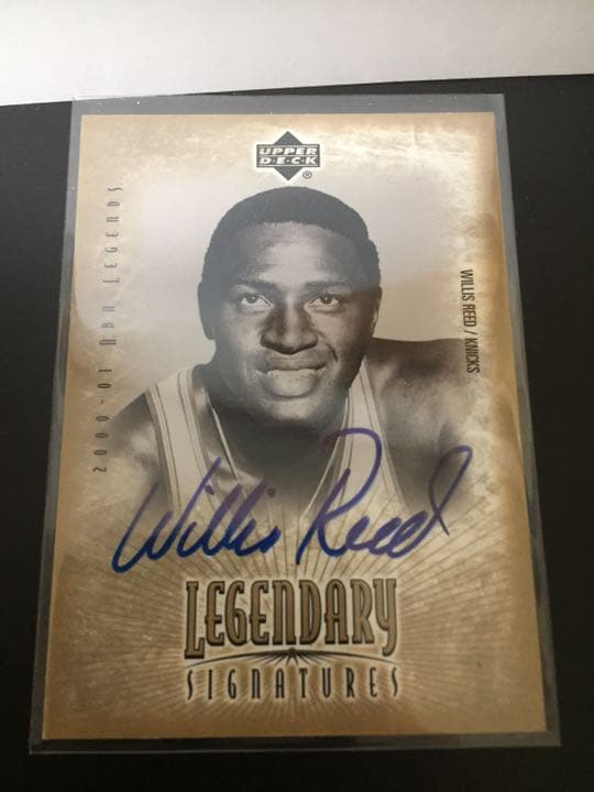 willis reed auto nba カード Willis Reed Memorabilia, Willis Reed Collectibles, Verified Signed