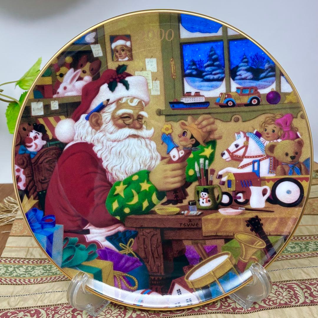 5000枚限定品 ノリタケ クリスマスストーリーズ 2000年 三越 高橋常政