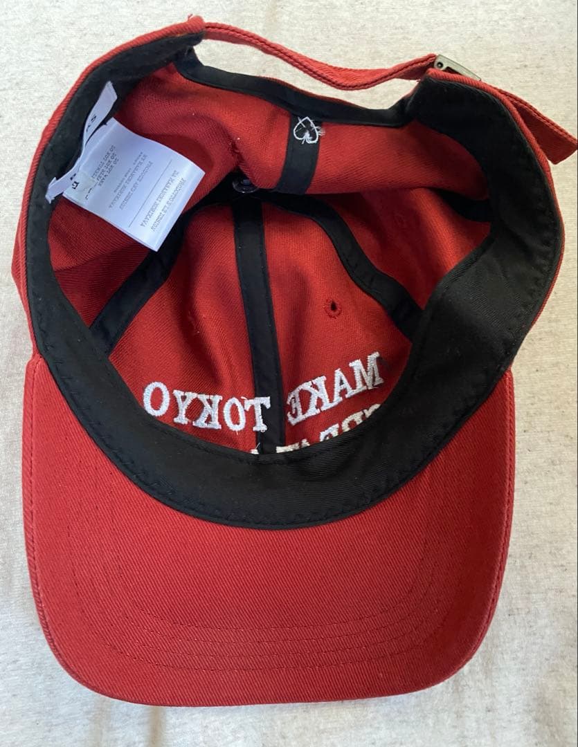 BASICKS Make Tokyo Great Again Cap レッド - メルカリ