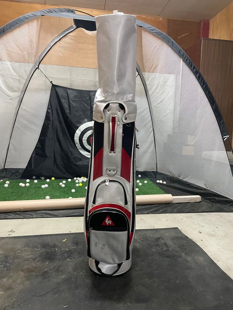 FR LSG ゴルフバッグ・キャディバッグ 黒・白・赤 - メルカリ