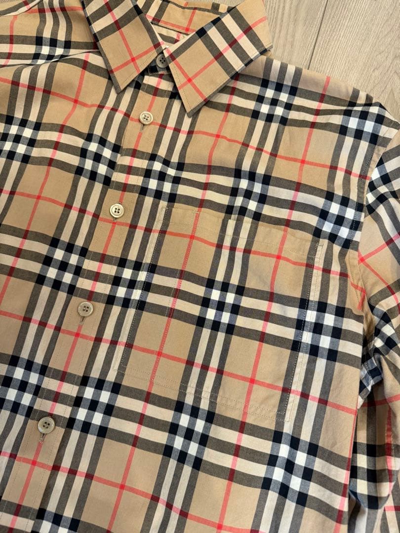 Burberry チェック柄 長袖シャツ