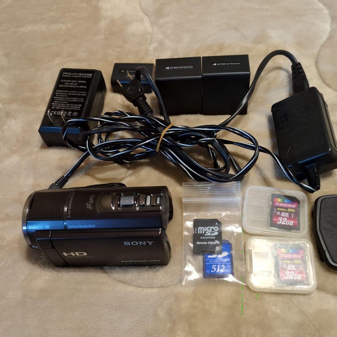 SONY HDR-CX590 ビデオカメラ Amazon | SONY HDビデオカメラ Handycam HDR-CX590V シャンパン